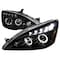 Spec-D Tuning 03-07 Honda Accord Halo LED Projector Black 2LHP-ACD03JM-TM - alternate 1